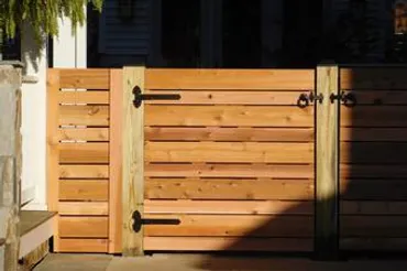 4' TALL CEDAR HORIZONTAL GATE